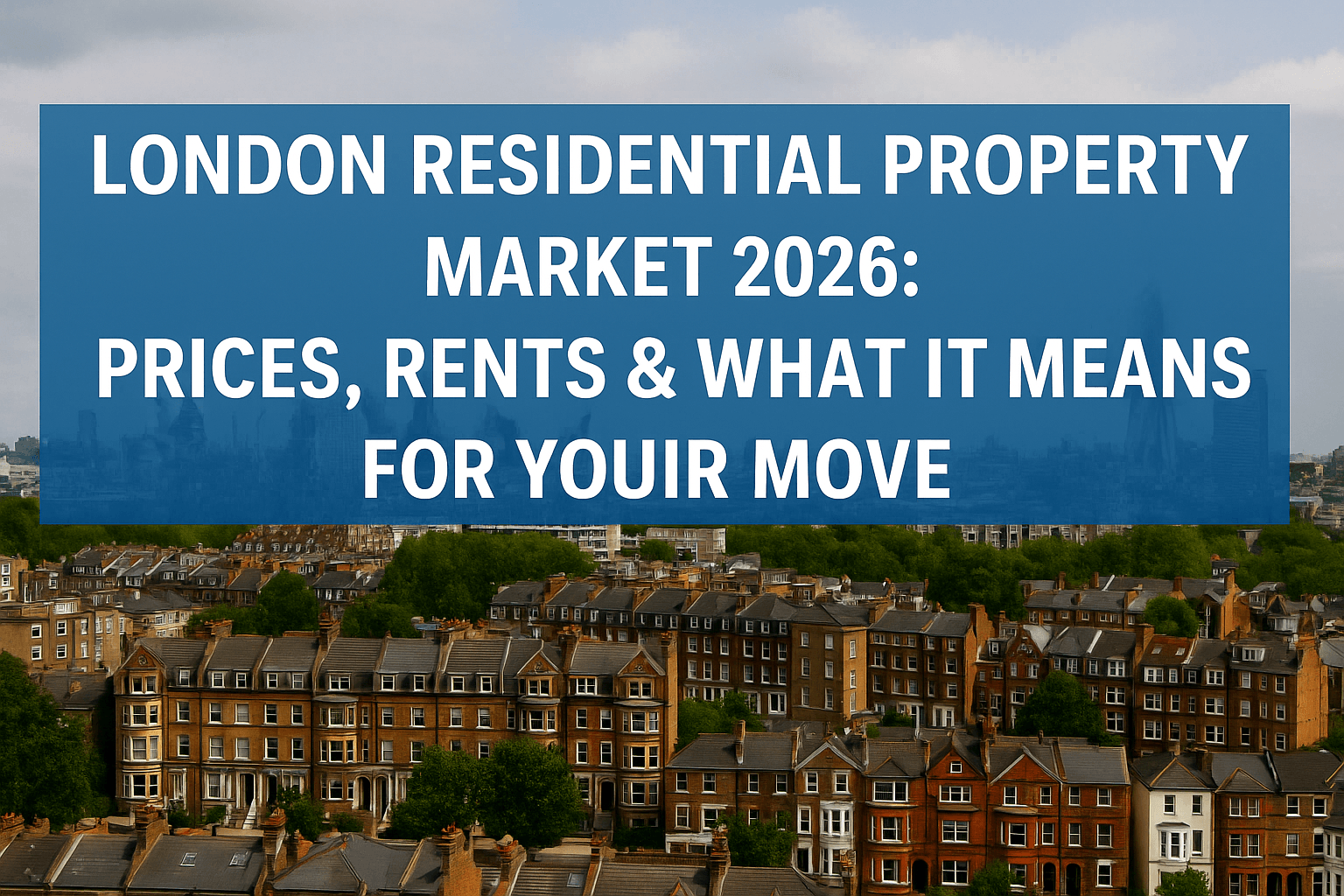 London Property Market 2026- Prices, Rents & Outlook