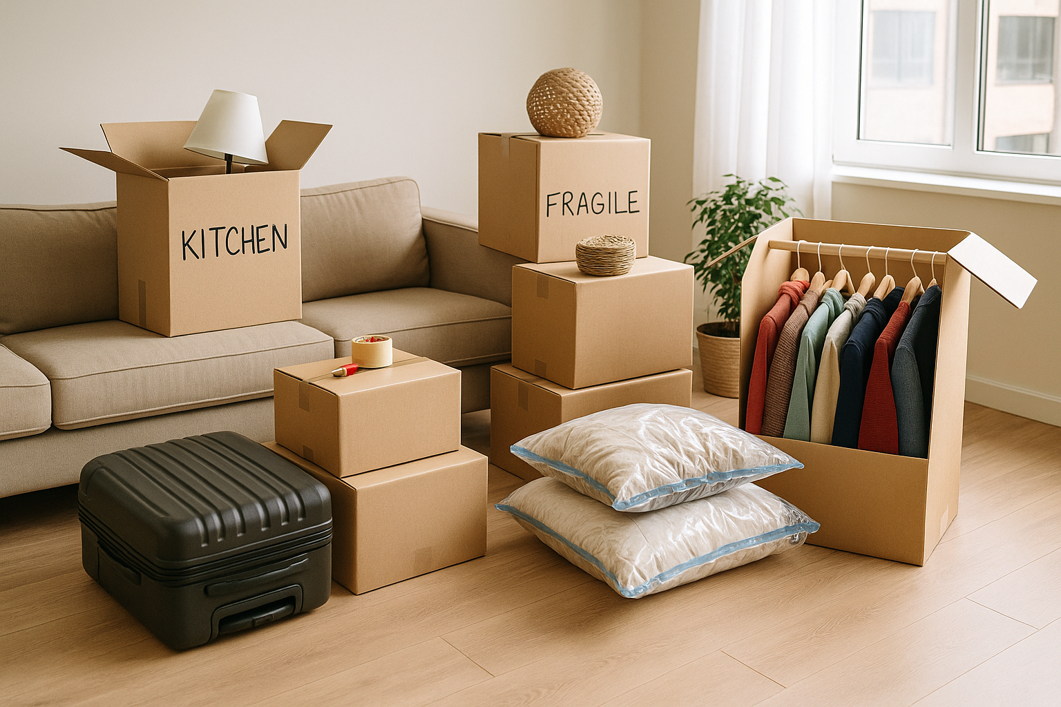 The Ultimate Moving Out Checklist. Clever Packing Hacks to Save Time and Space
